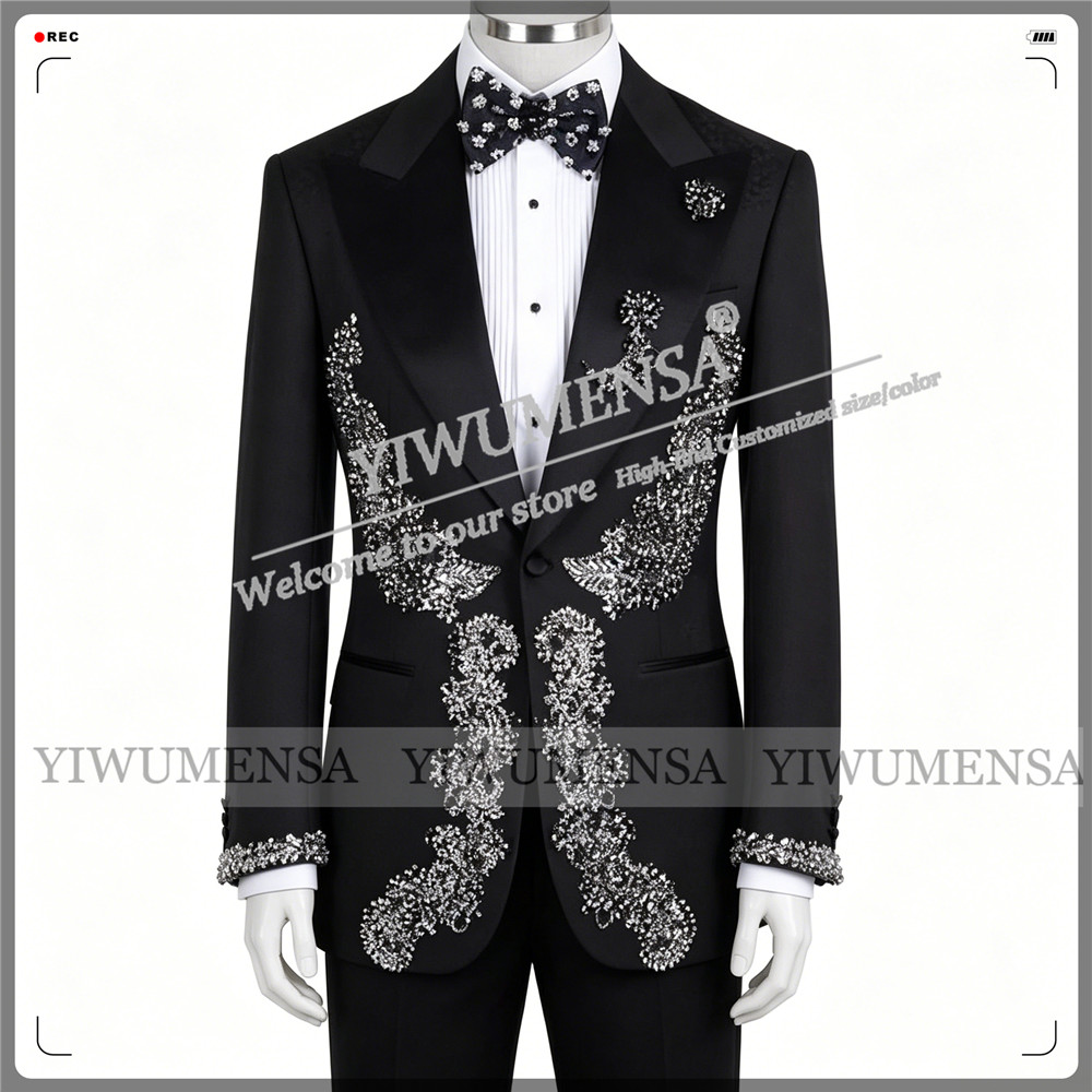 Formal Wear Jersey For Men - Erkekler İçin Özel Düğün Takımları Slim