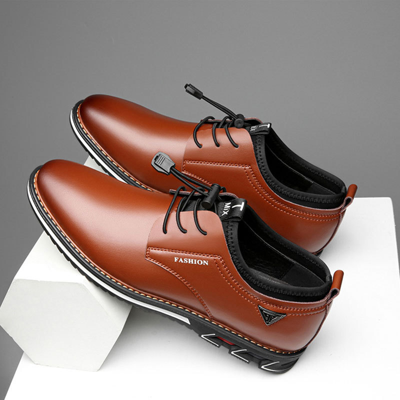 Men Formal Wear With Sneakers - Yeni erkek ayakkabısı deri inek derisi