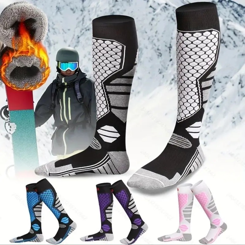 Sock Garter Men - Kışlık sıcak kayak çorapları - Kaymaz,