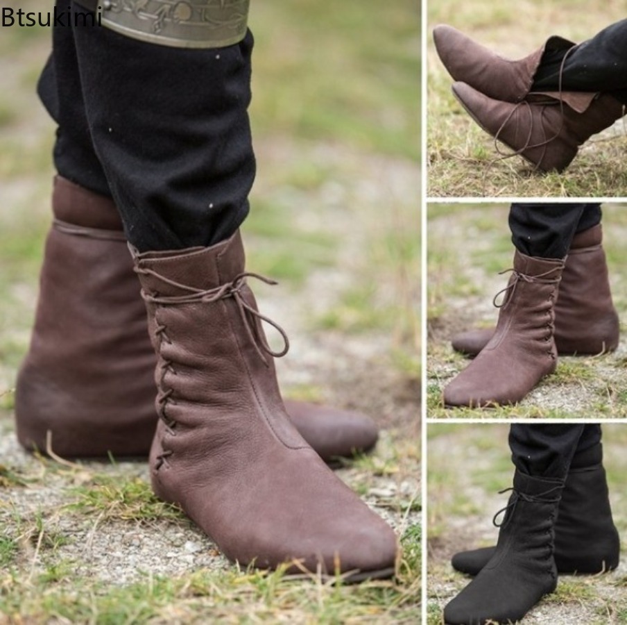 Men Formal Wear With Boots - 2026 erkek ortaçağ Victoria rönesans botları