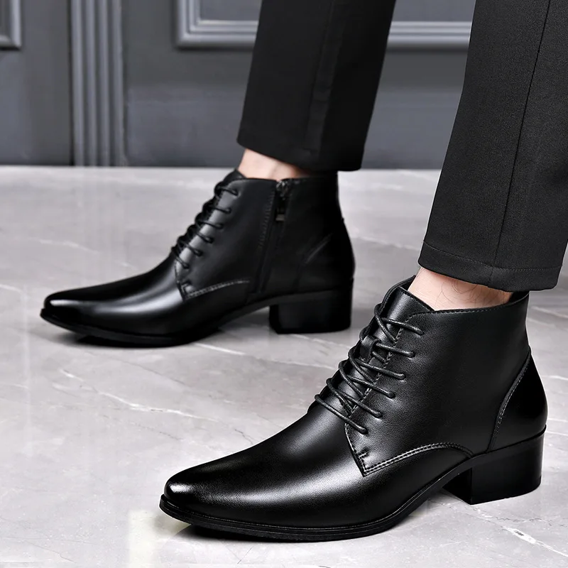 Men Formal Wear With Boots - Erkek Günlük İş Ofis Resmi Elbise