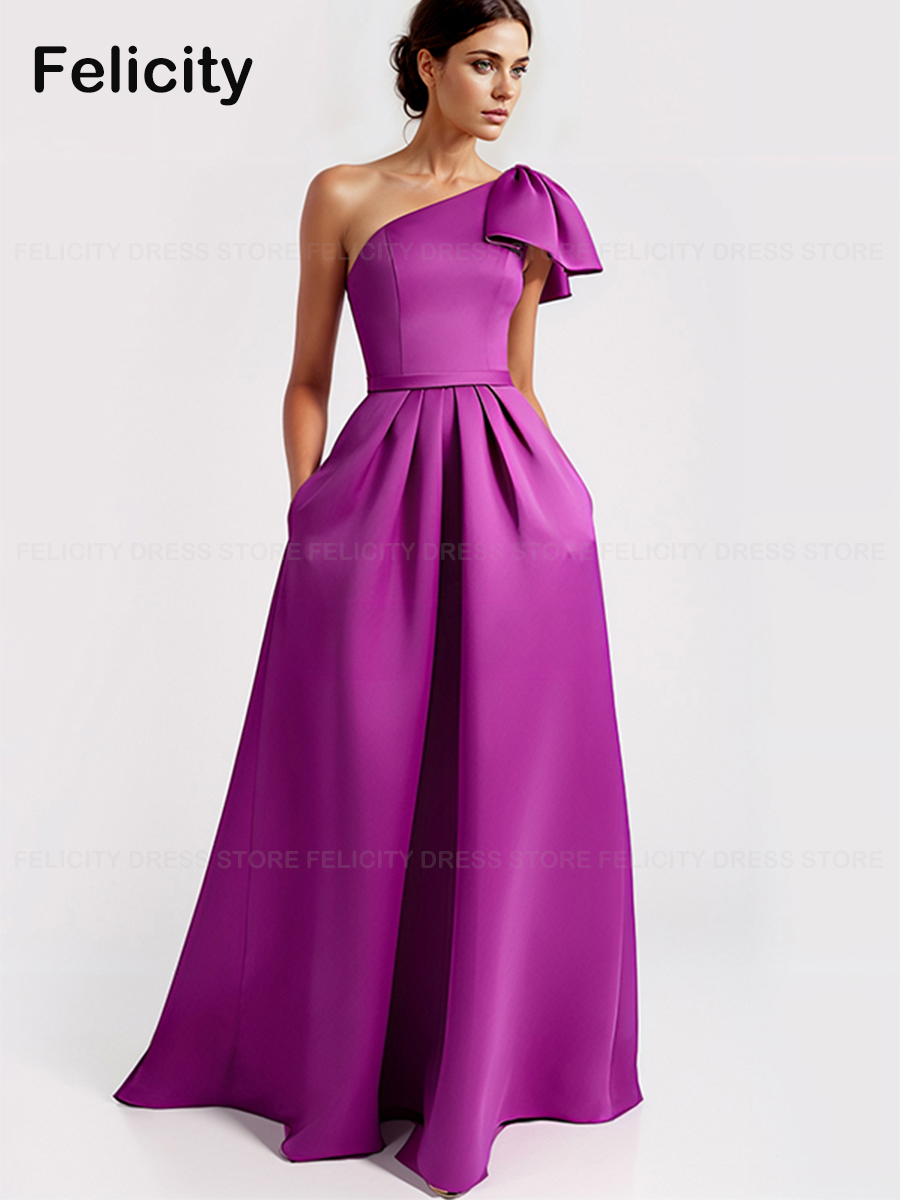Men'S Formal Wear For Wedding Guest - Saten Gelin Annesi Elbisesi 2025 A-Line