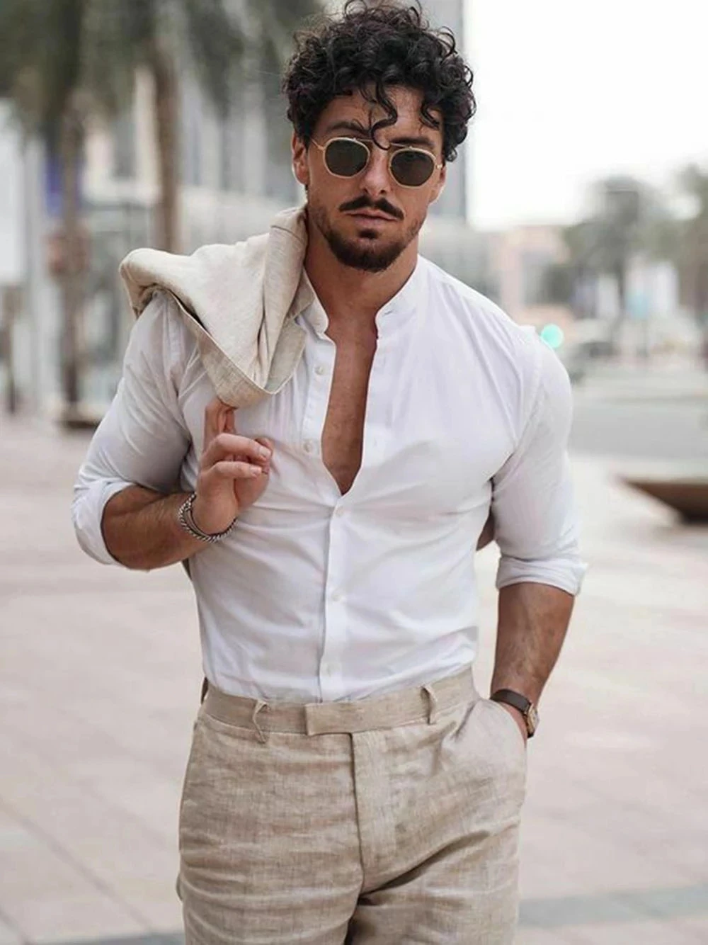 Yazlık Plaj İş Kıyafetleri Ket - Men Linen Formal Wear incelemesi ve fiyatı