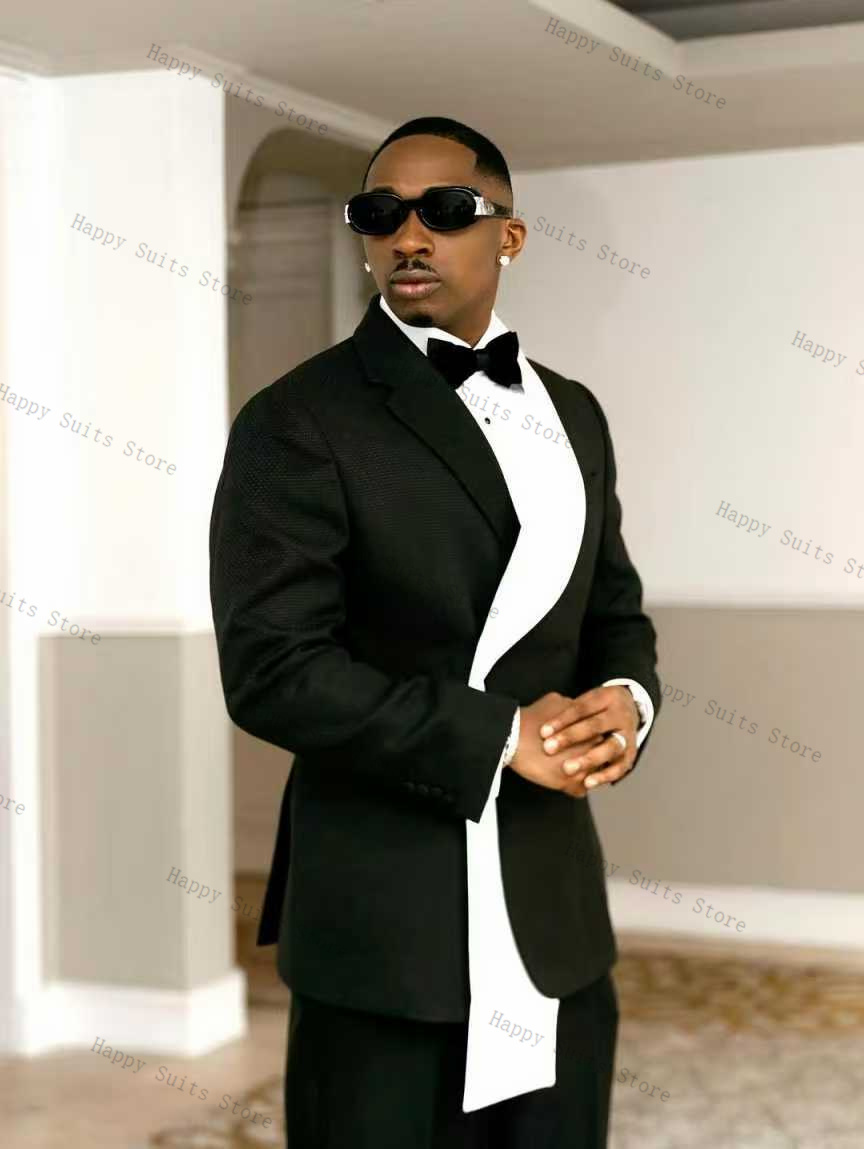 Siyah Beyaz Erkek Takım Elbise - Formal Wear Jersey For Men incelemesi ve fiyatı