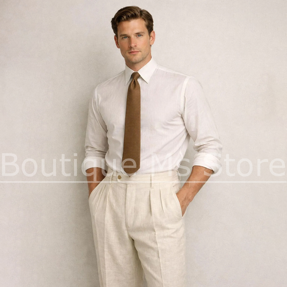 Moda Erkek Keten 3 Parça Takım - Men Linen Formal Wear incelemesi ve fiyatı