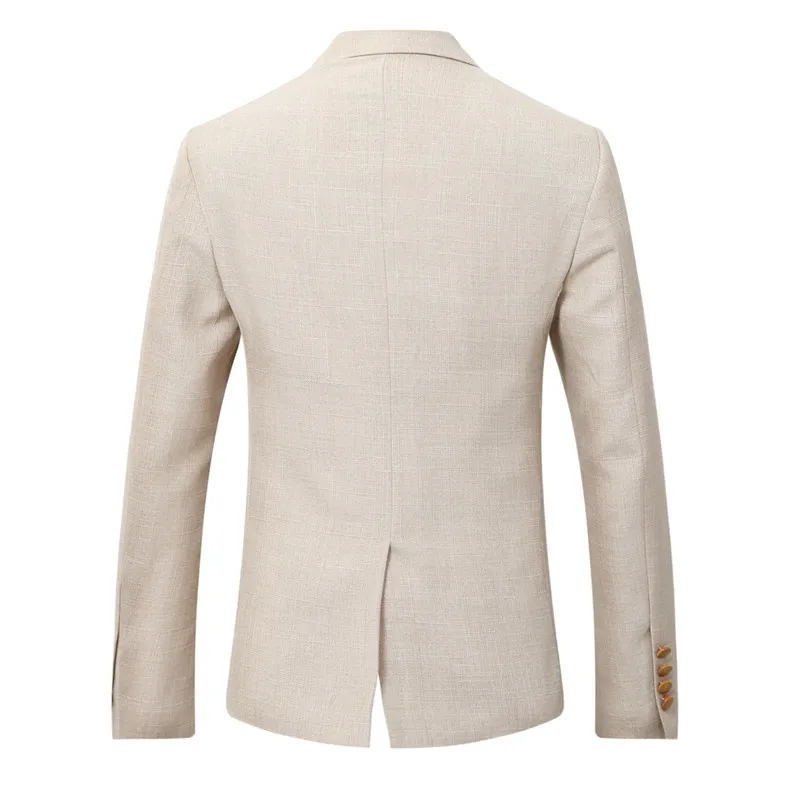 Bej fildişi erkekler Suit Casu - Men Linen Formal Wear incelemesi ve fiyatı