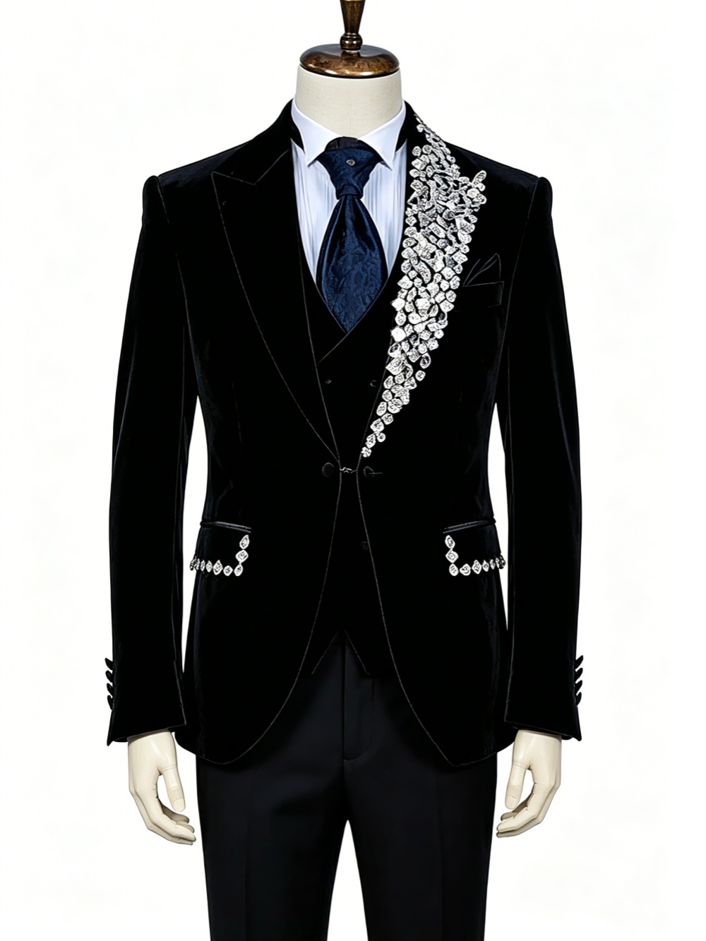Resmi Düğün Smokinleri Kadife  - Formal Wear Jersey For Men incelemesi ve fiyatı