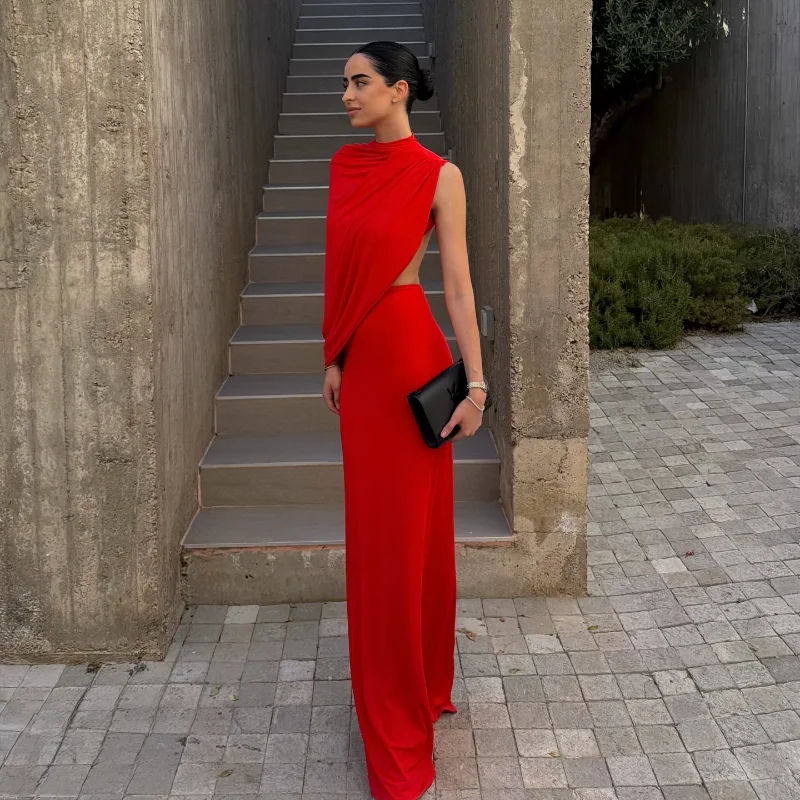 Şık Cesur Kırmızı Asimetrik Ma - Men'S Formal Wear For Wedding Guest incelemesi ve fiyatı