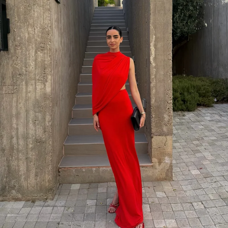 Şık Cesur Kırmızı Asimetrik Ma - Men'S Formal Wear For Wedding Guest incelemesi ve fiyatı