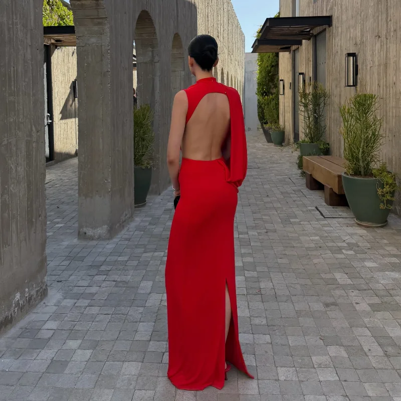 Şık Cesur Kırmızı Asimetrik Ma - Men'S Formal Wear For Wedding Guest incelemesi ve fiyatı