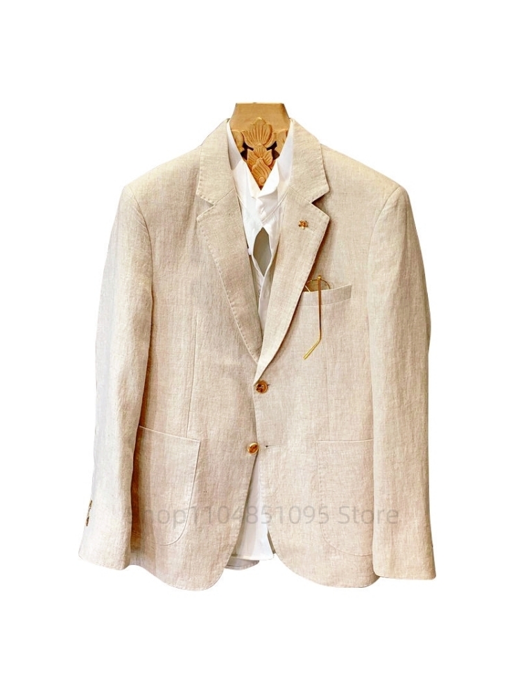 Bej Erkek Takım Elbise Keten B - Men Linen Formal Wear incelemesi ve fiyatı