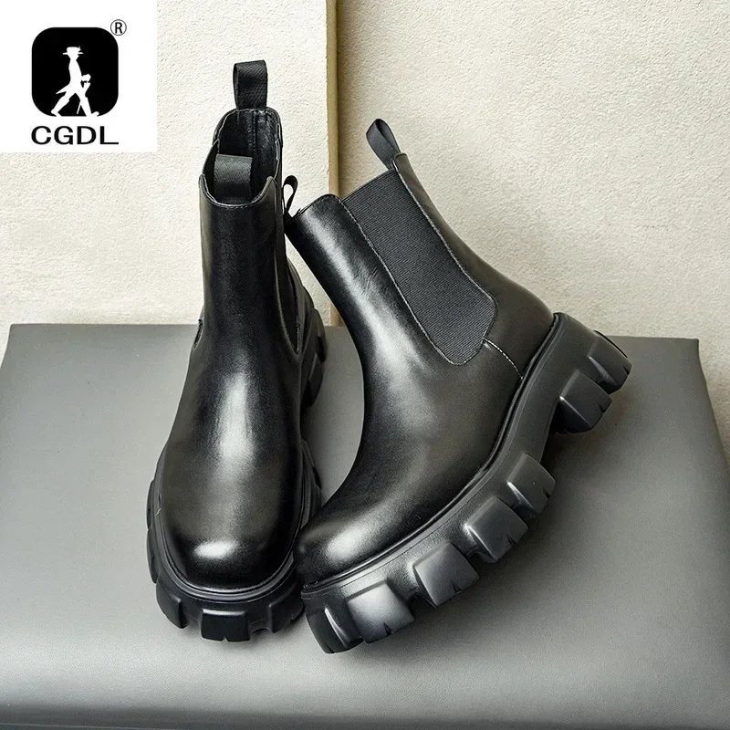 Hakiki deri kalın-soled erkekl - Men Formal Wear With Boots incelemesi ve fiyatı