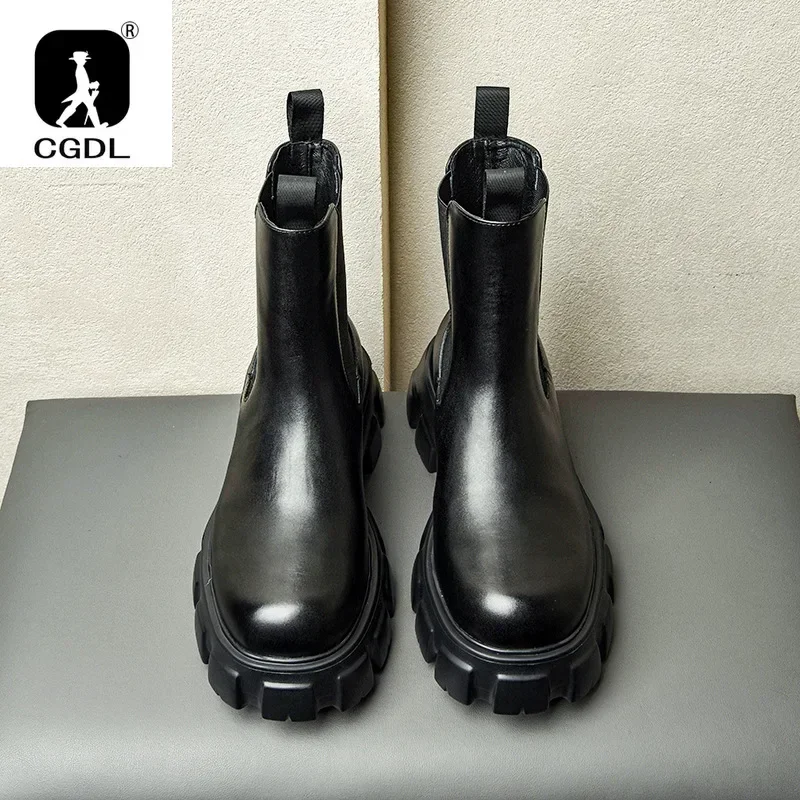 Hakiki deri kalın-soled erkekl - Men Formal Wear With Boots incelemesi ve fiyatı