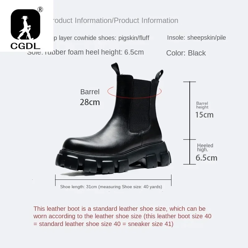 Hakiki deri kalın-soled erkekl - Men Formal Wear With Boots incelemesi ve fiyatı