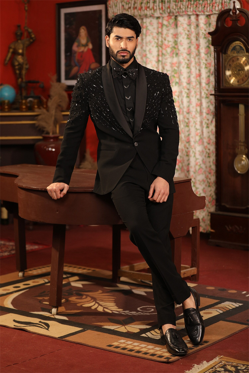 Kristaller Siyah Erkek Takım E - Formal Wear Jersey For Men incelemesi ve fiyatı