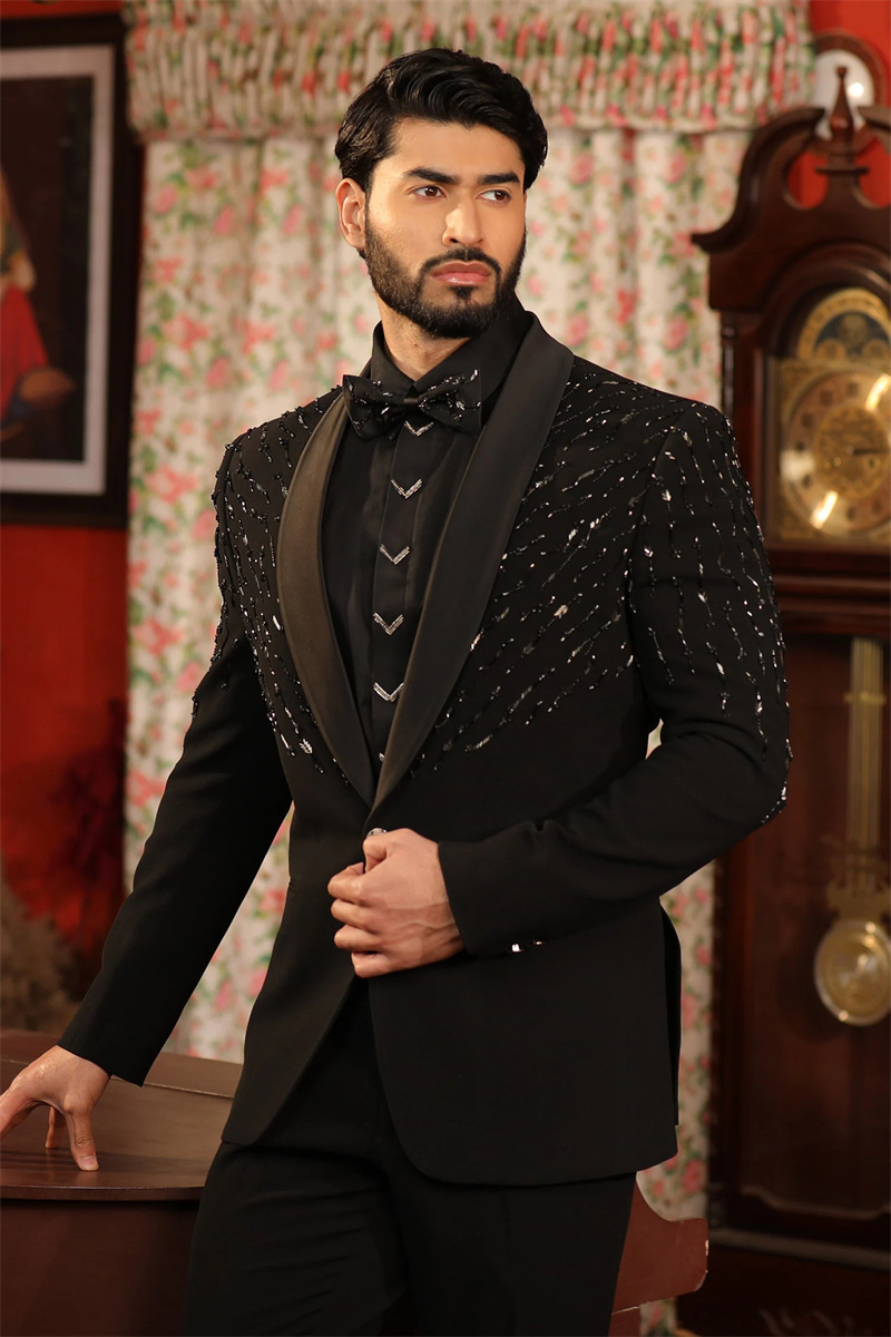 Kristaller Siyah Erkek Takım E - Formal Wear Jersey For Men incelemesi ve fiyatı
