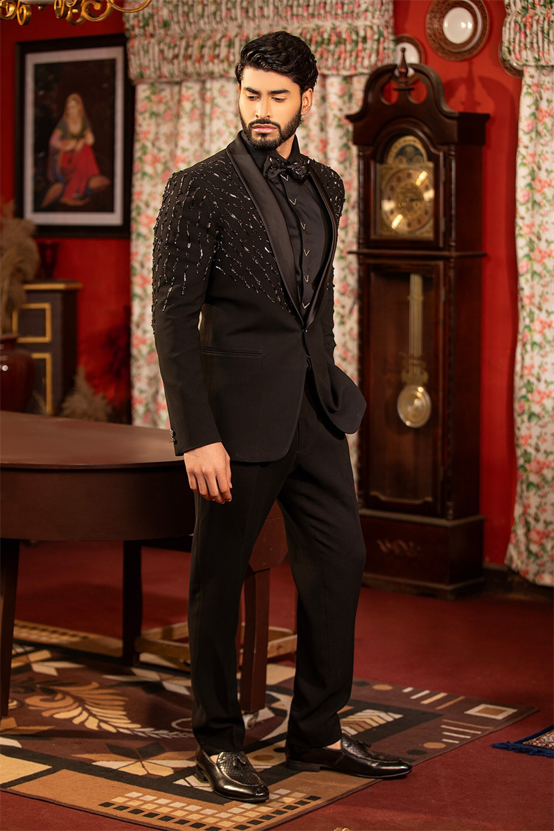 Kristaller Siyah Erkek Takım E - Formal Wear Jersey For Men incelemesi ve fiyatı