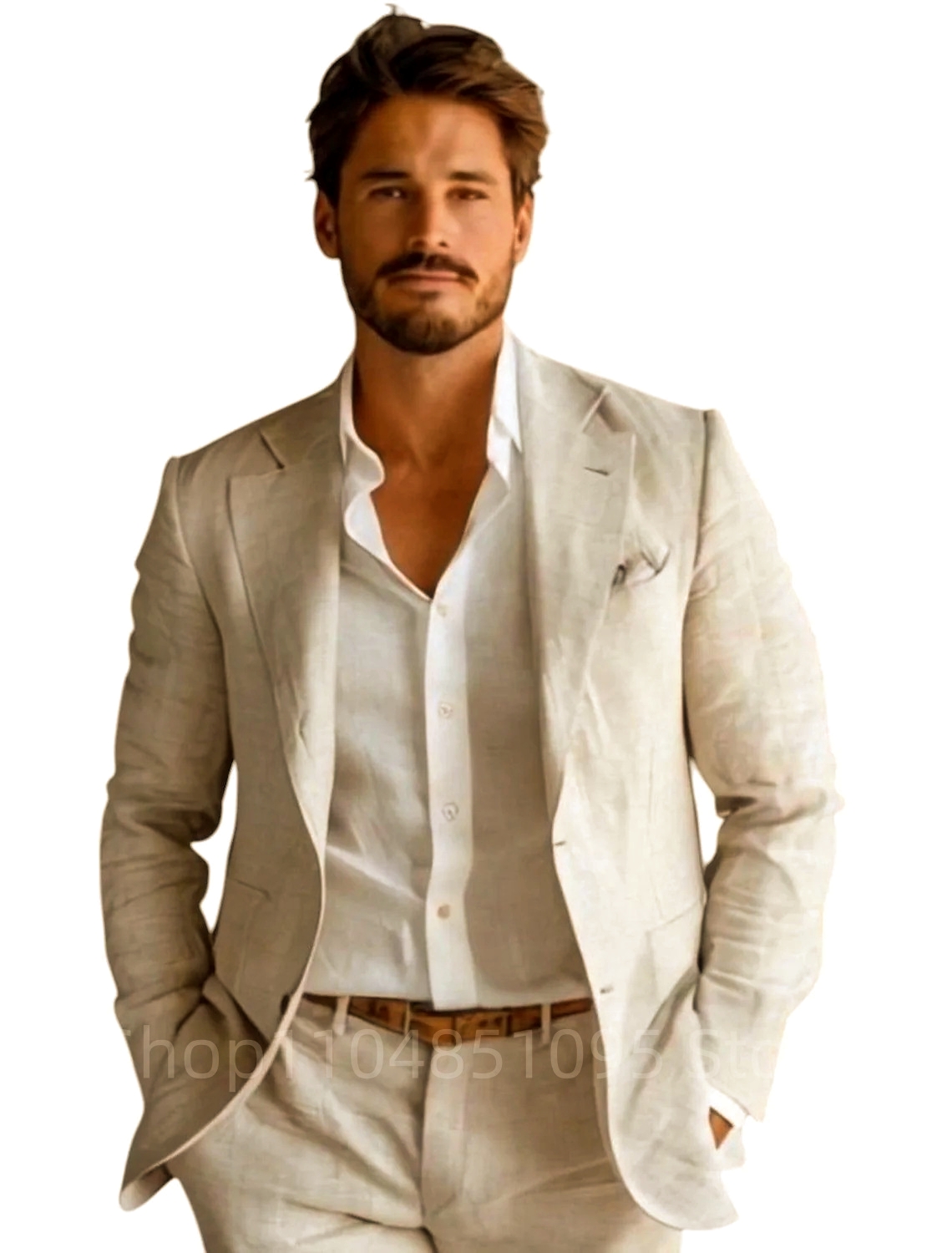 Mavi Slim Fit Erkek Keten Blaz - Men Linen Formal Wear incelemesi ve fiyatı