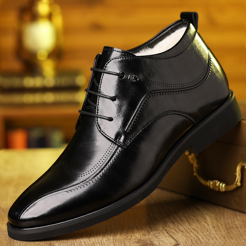 Erkek Kış Deri Ayakkabı Kadife - Men Formal Wear With Boots incelemesi ve fiyatı
